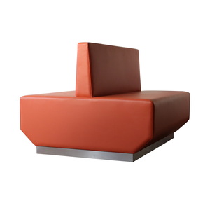 M2513 Double Booth PU leather Commercial Grade