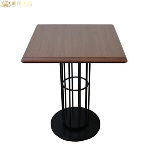 M2716 Modern Wooden Dining Table Two Seats Square Restaurant Tables