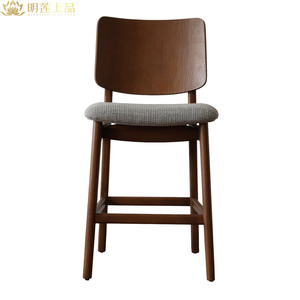 M2473 Modern Design Solid Wood Bar Chair Restaurant Furniture