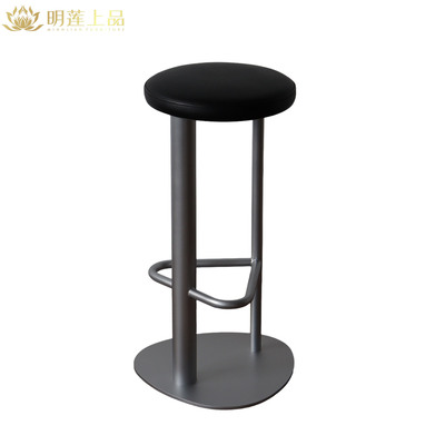 M2499 Modern Stainless Steel Bar Stool Round Restaurant Furniture Bar Chairs
