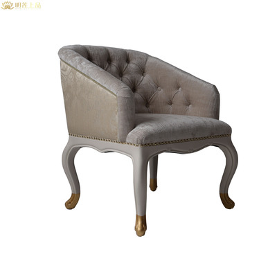 M2817 Fabric Upholstered Living Room Chairs Solid Wood Leisure Chair Accent Chair