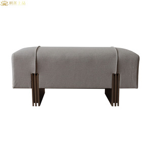M2613 Modern Design Commercial Furniture Hotel Furniture Fabric Bench