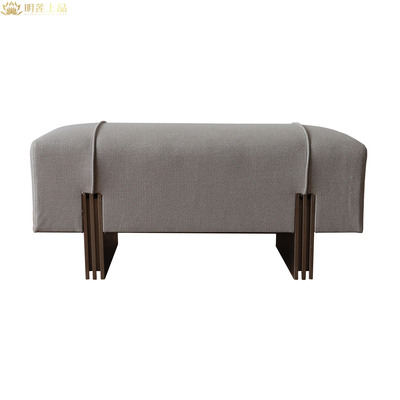 M2613 Modern Design Commercial Furniture Hotel Furniture Fabric Bench
